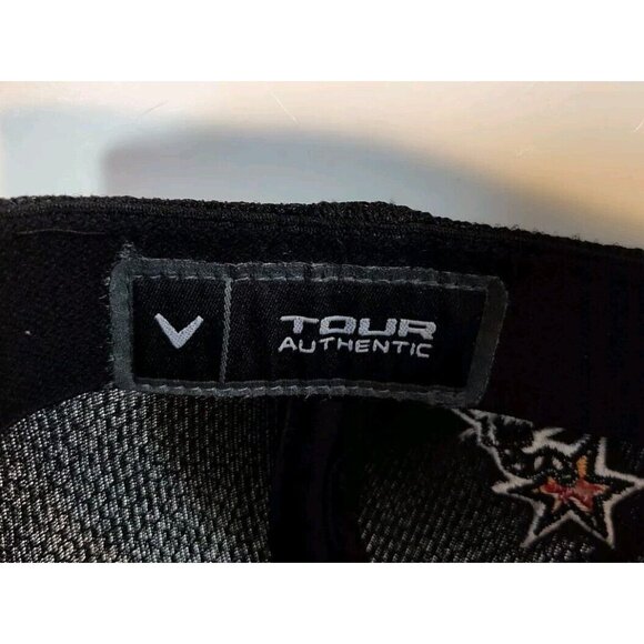 Callaway V Tour Authentic Black Golf Hat Cap X2Hot Odyssey S/M Embroidered Logo - Picture 7 of 8